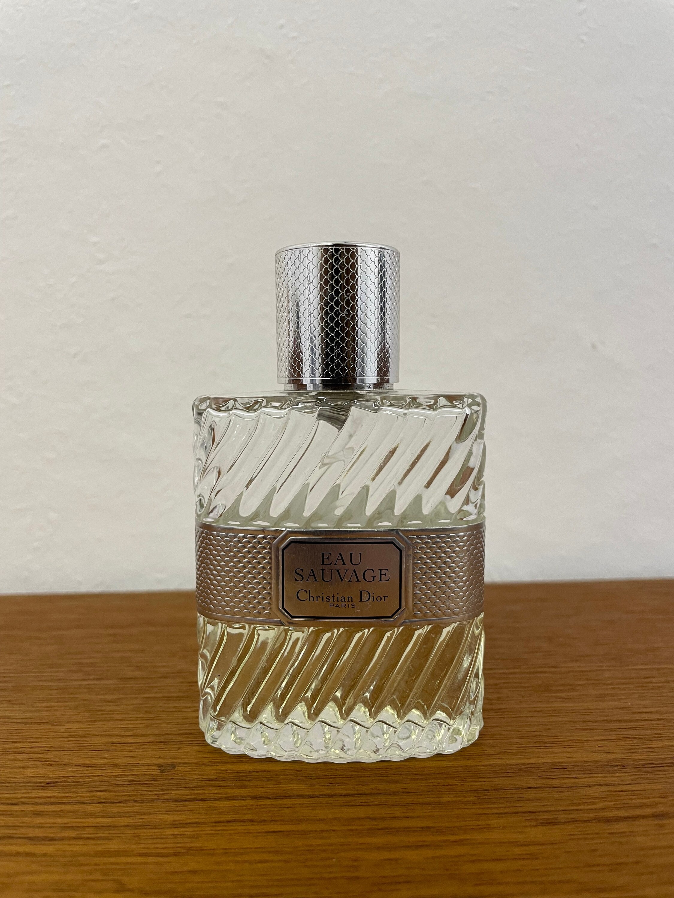 Vintage Eau Sauvage Christian Dior Perfume Bottle Fragrance