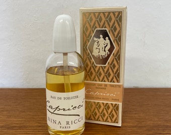 recharge d’eau de toilette de parfum vintage Nina Ricci Capricci avec parfum d’emballage original