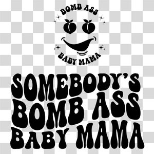 Iemands bom kont baby mama SVG, trendy mama, fijne kont baby mama SVG, sterke vrouwen SVG, moeder sublimatie of print shirt mok