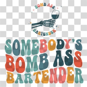 Qualcuno's Bomb Ass Barista Svg, Svg motivazionale, Barista Svg, Divertente Svg, Vodka Svg, T-shirt da donna Svg, Ondulato impilato Svg, Circut