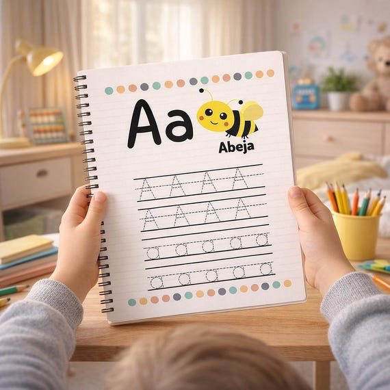 Spanish Alphabet Tracing & Coloring Pages | Preschool Activity (PDF)