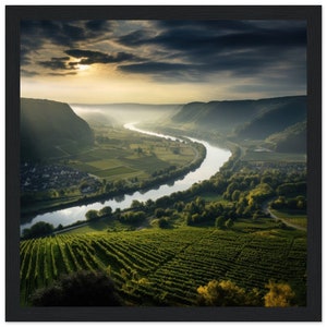 Rhineland Palatinate Poster | Moselle picture | Palatinate Love | Palz Prints | Wine Lover Print | Love of home | Local art | Gift