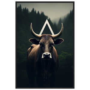 Schwarzwald Bild | Black Forest Poster | Black Forest Vintage | Trachten | Geschenk | Schwarzwald Kuh