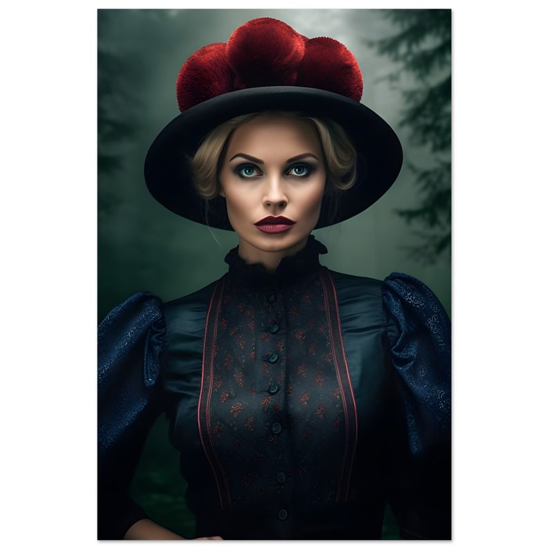 Bollenhut Poster Black Forest Image Black Forest Vintage Etsy