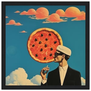 Pizza Posters | Pizza Gift | Pizza Art | Pizza Wall Art | Wall Decor | Kitchen Posters | Italian Pizza Lover