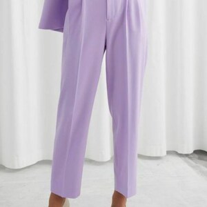Yellow 2 Piece Peak Lapel Women Suits with Pockets main image 1