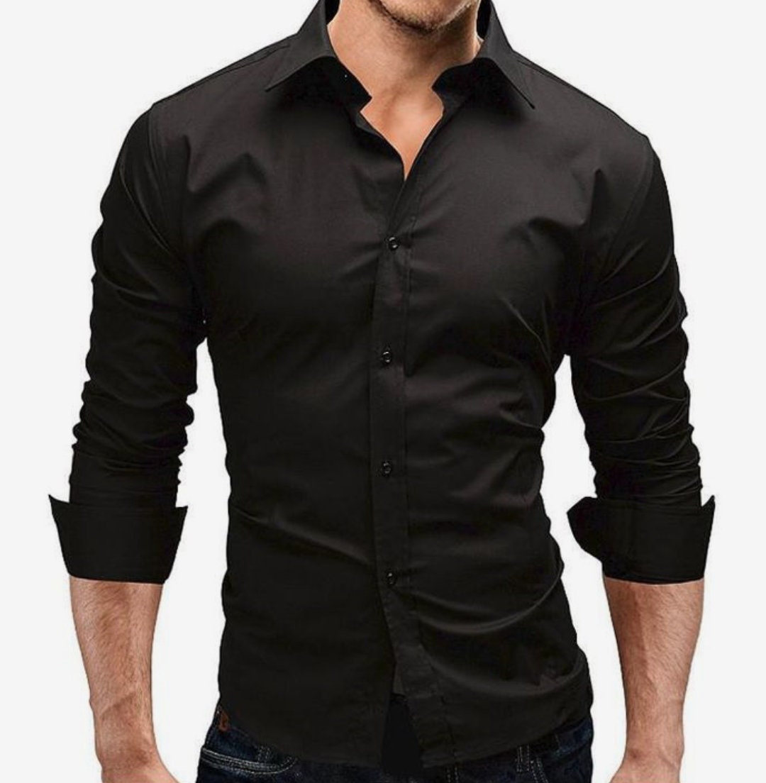 Men Shirt Men s Black Shirt Formal Fashion Shirt Party Wear Shirt Slim Fit Shirt Casual Shirt Cotton Shirt. Etsy