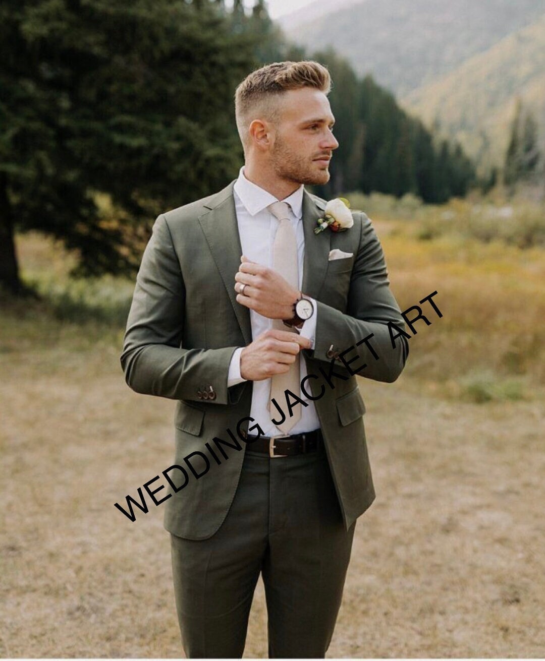 Suit Traje Boda Hombre Verano Traje Golden Hour Affair: Traje