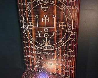 Seal of Archangel Raphael Angel of Healing Wall Altar for Sacred Space and Offerings, Protection and Guidance, Enochian Prayer