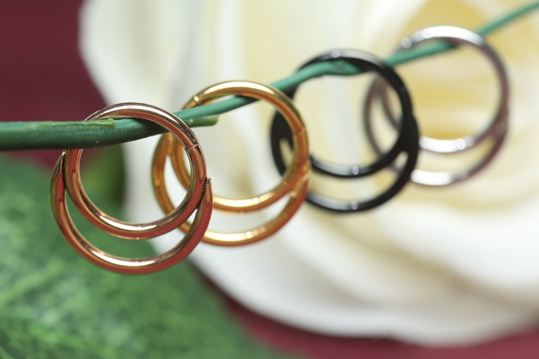 16G Nasal Septum Grommets Nose Rings Surgical Steel Earrings Etsy