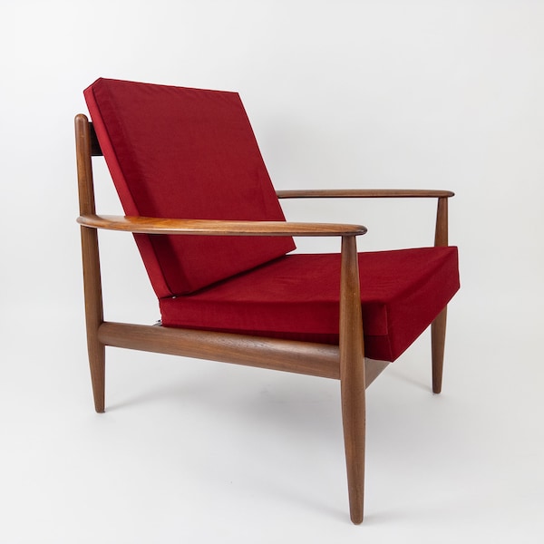 Vintage Teak Lounge Sessel von Grete Jalk for France and Son 1960s Mid Century Modern