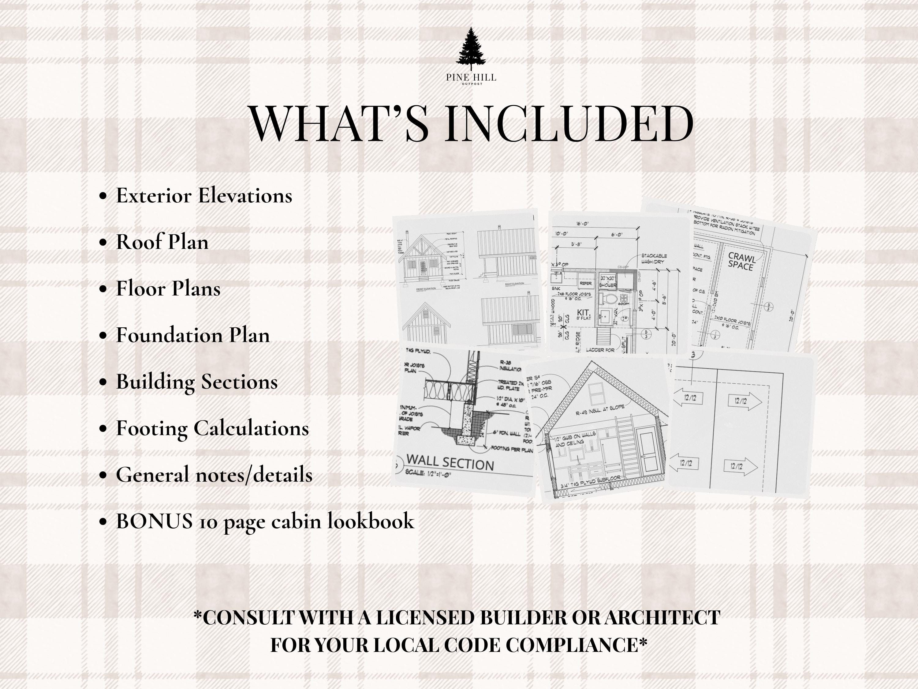 Cozy Plan Riding Cozy 16x20 Cabin Plans With Loft | 456 SQ FT | PDF Download - Etsy Canada