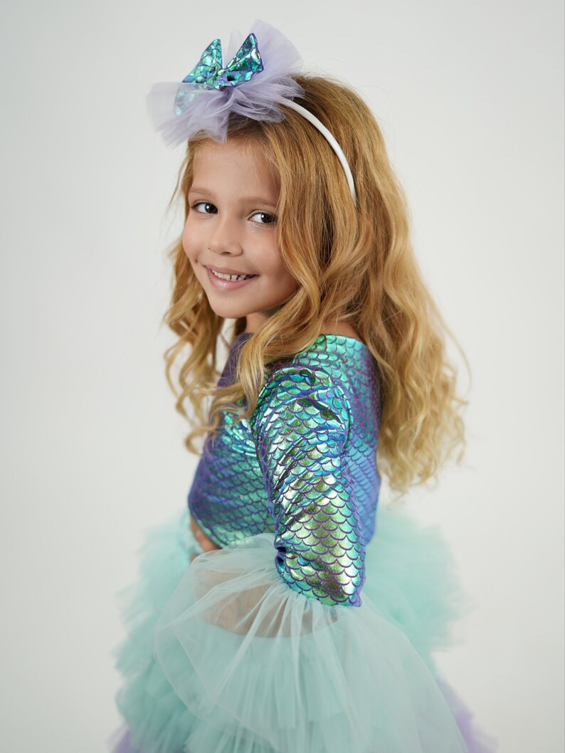 Mermaid Costume Girl , New Year Mermaid Costume for Photoshoot , Kids