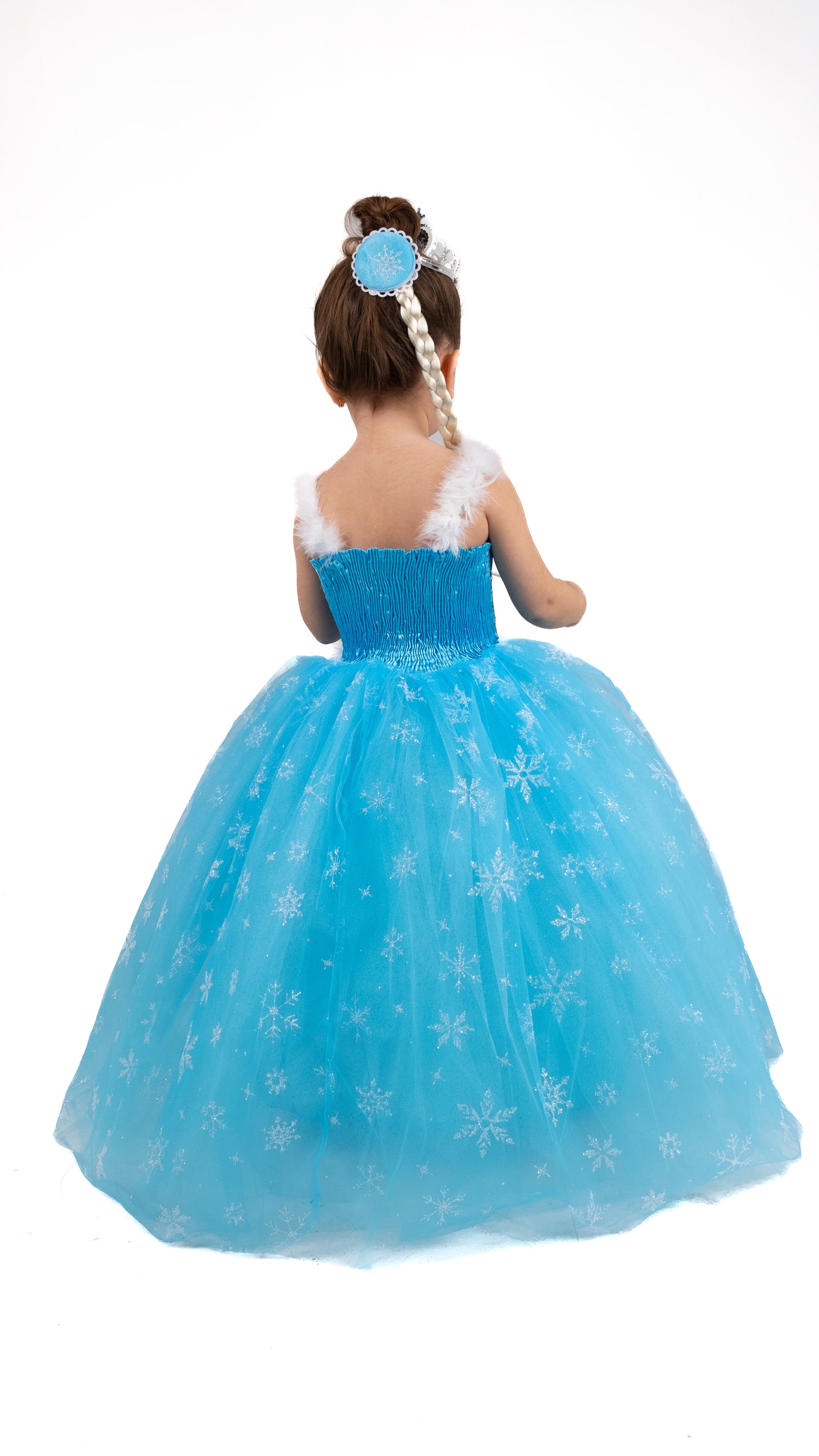 Frozen Elsa Disney Princess Dress, Elsa Girl Costume, Elsa Dress With ...