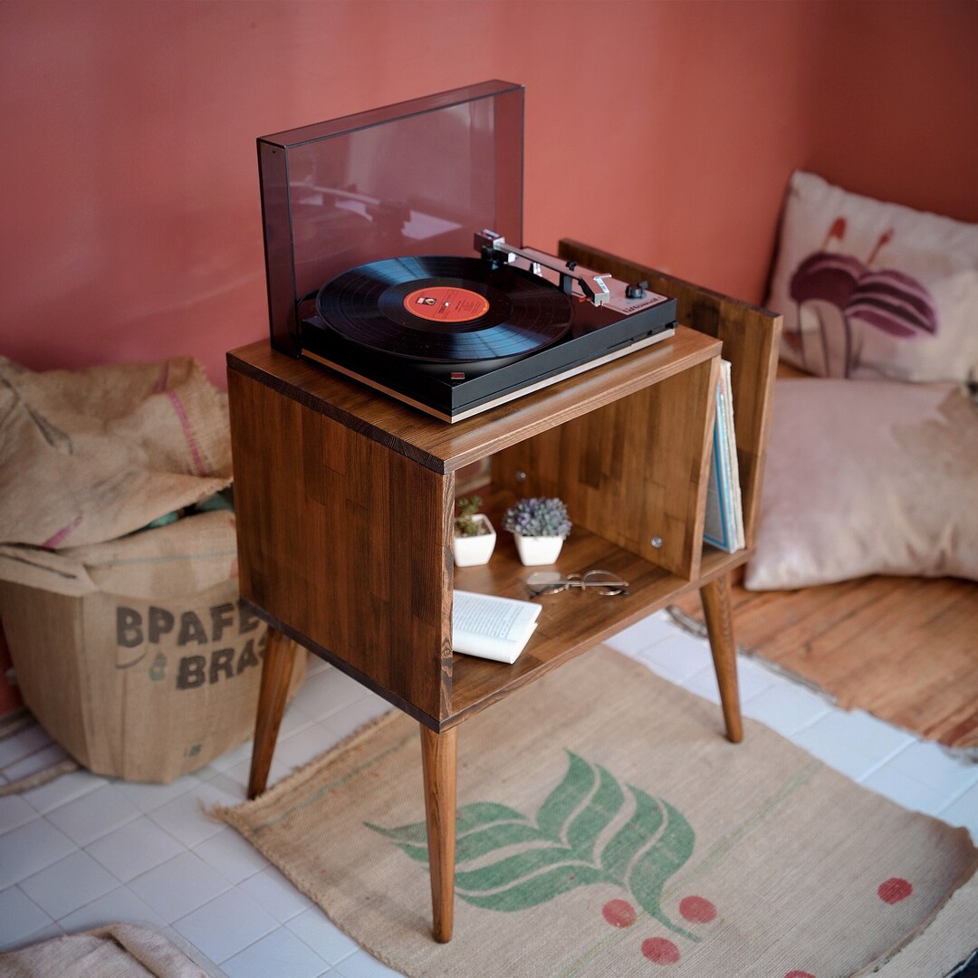Table for Record Player Stand Table for Record Player Etsy