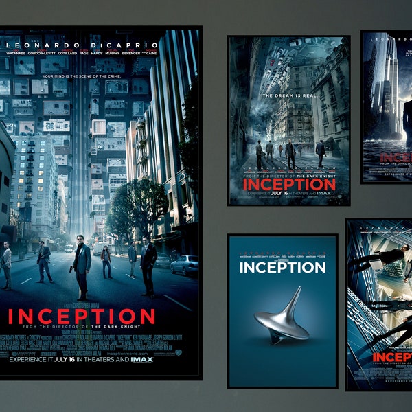Inception  Movie Poster 2023 Film/Dune Room Decor Wall Art/Poster Gift/Canvas prints