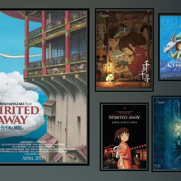 Spirited Away Movie Poster 2023 Film/Dune Room Decor Wall Art/Poster Gift/Canvas prints