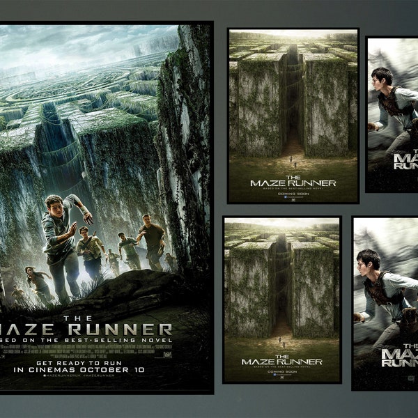 Affiche de film The Maze Runner 2023 Film/Décoration de chambre Art mural/affiche cadeau/impressions sur toile