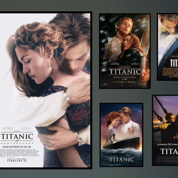 Titanic Movie Poster 2023 Film/Dune Room Decor Wall Art/Poster Gift/Canvas prints