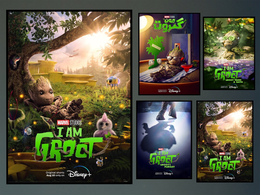 Groot Cbb I Am Groot Season 1 Movie Poster 2023 Film/room Decor Wall Art/poster ...