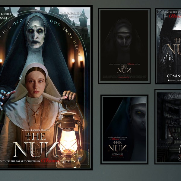 The Nun Movie Poster 2023 Film/Dune Room Decor Wall Art/Poster Gift/Canvas prints