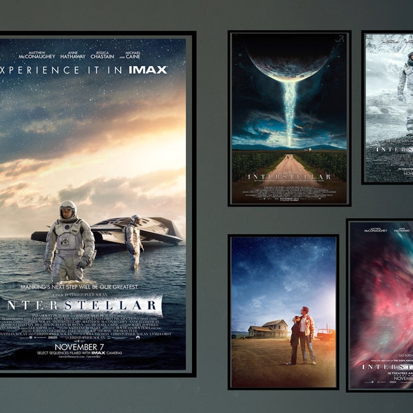Interstellar Movie Poster 2023 Film/Dune Room Decor Wall Art/Poster Gift/Canvas prints