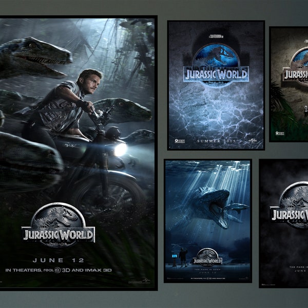 Jurassic World Poster 2023 Film/Raum Deko Wand Kunst/Poster Geschenk/Leinwanddruck