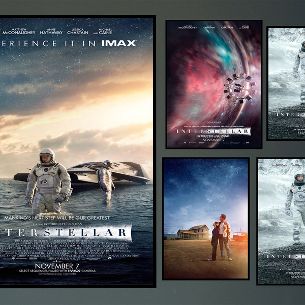 Interstellar Movie Poster 2023 Film/Room Decor Wall Art/Poster Gift/Canvas prints