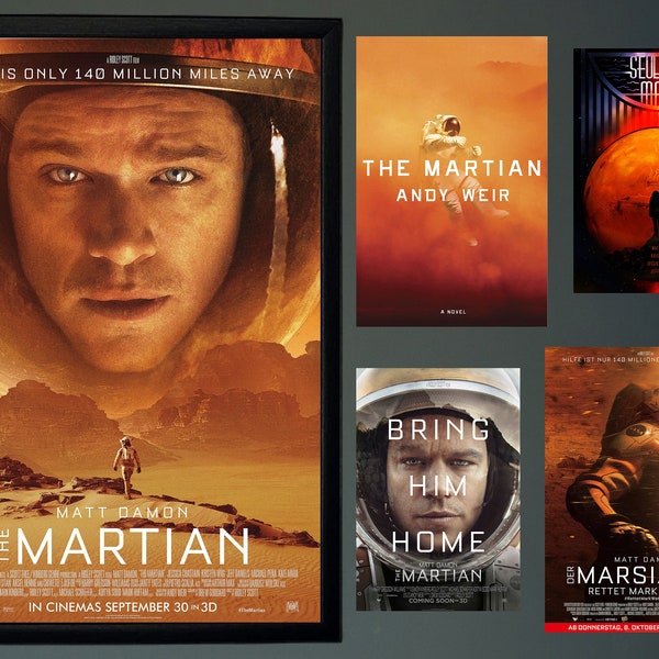 The Martian Poster 2023 Film/Raum Dekor Wand Kunst/Poster Geschenk/Leinwanddrucke