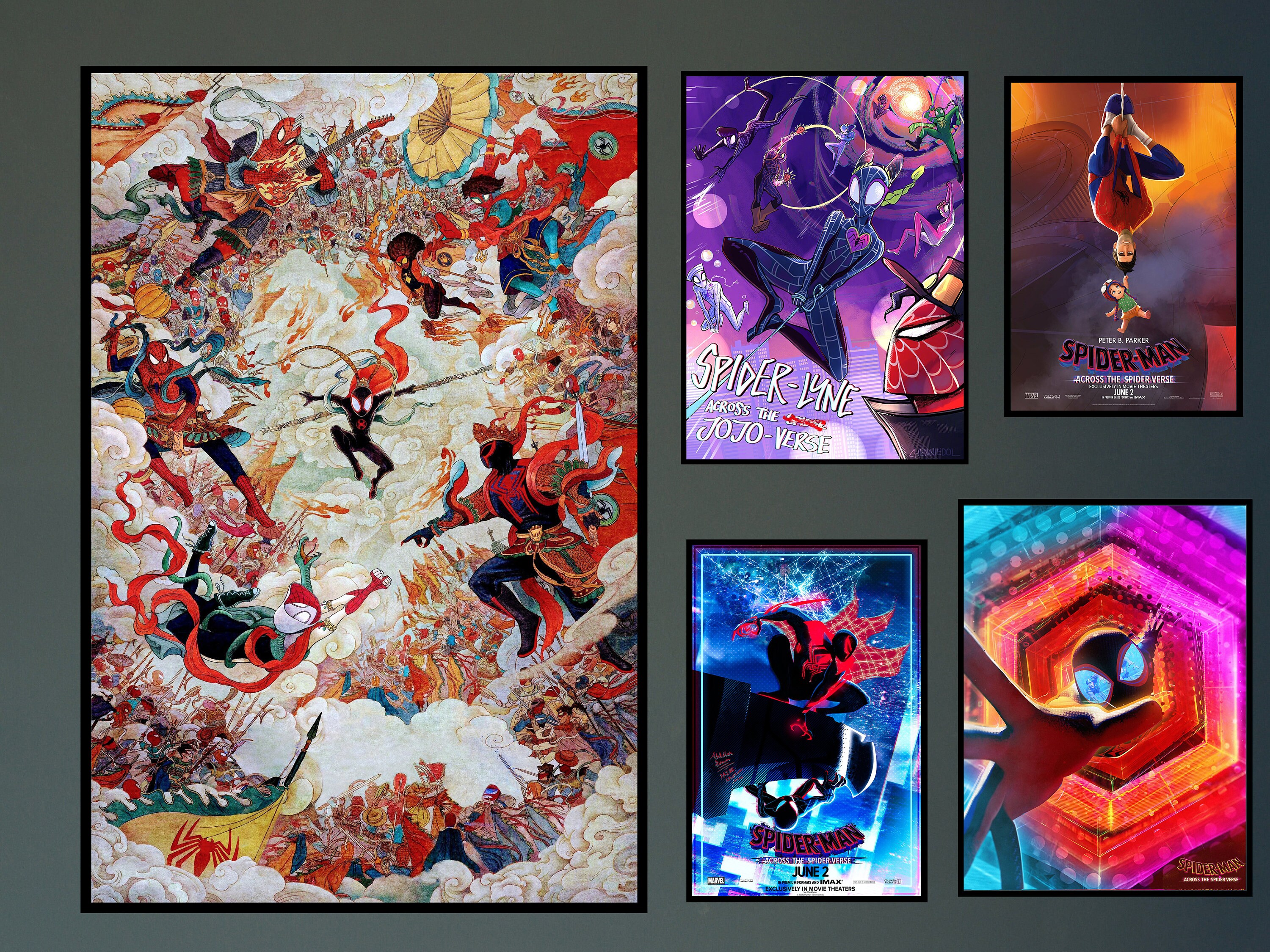 Spiderman across the spider verse poster - V2 by artoflegion56 on