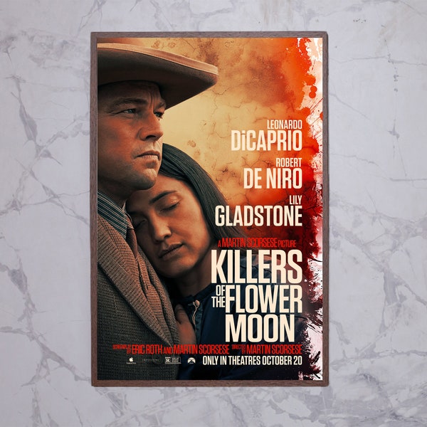 Killers of the Flower Moon Movie Poster 2023 Film/Dune Room Decor Wall Art/Poster Gift/Canvas prints
