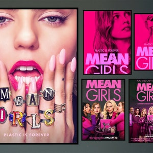 Mean Girls Movie Poster 2023 Film/Room Decor Wall Art/Poster Gift/Canvas prints