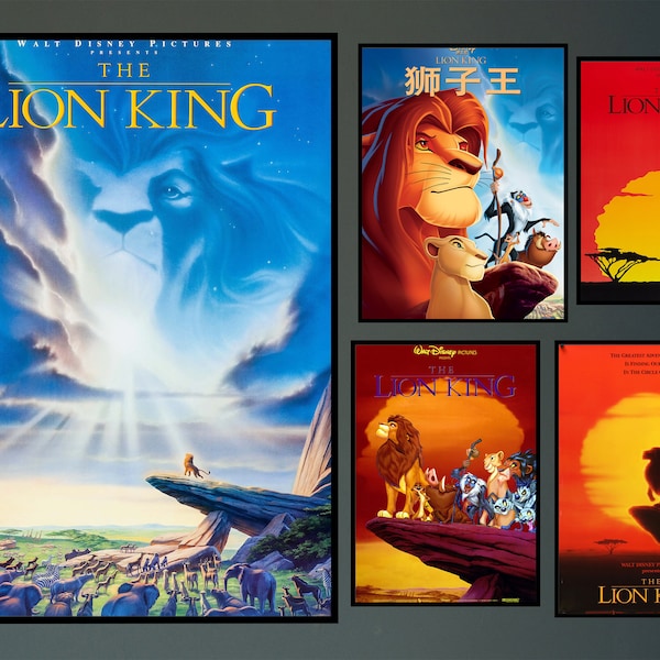 The Lion King Poster 2024 Film/Room Decor Wall Art/Poster Gift/Canvas prints