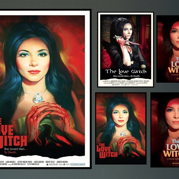 The Love Witch Movie Poster 2023 Film/Room Decor Wall Art/Poster Gift/Canvas prints