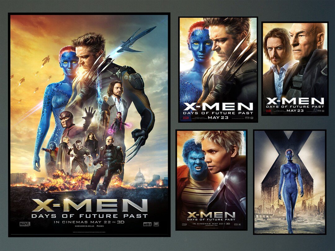 Xmen Days of Future Past Movie Poster 2023 Film/room Decor Wall Art