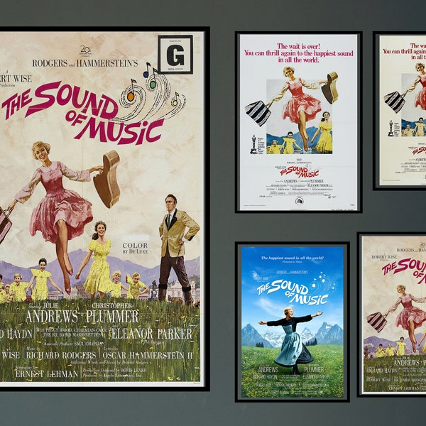 The Sound of Music Movie Poster 2023 Film/Dune Room Decor Wall Art/Poster Gift/Canvas prints