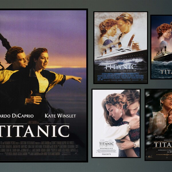 Póster de la película Titanic 2023, decoración de la habitación, arte de la pared, póster de regalo, impresiones en lienzo