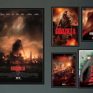 Godzilla Movie Poster 2023 Film/Dune Room Decor Wall Art/Poster Gift/Canvas prints