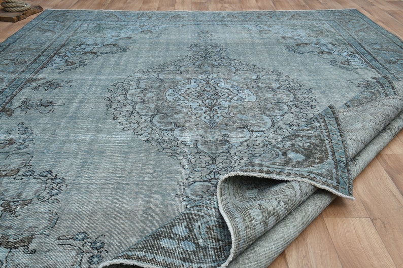 10x12'1 Ft, ANTIQUE PERSIAN RUG, Hand Knotted Rug, Brown Gray Rug