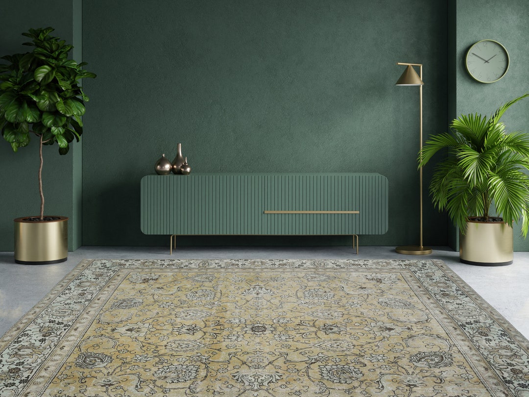 10x11 Genuine Antique Large Area Rug Turkish Rug Handmade Etsy