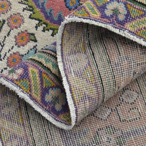 9&#39;3x12&#39;9 ft, PERSIAN LUXURY DECOR, Oversized Area Rug, Vintage Rug, Oushak Rug, Wool Rug, Pink Oversized Rug, Luxury Rug, Home Decor, 9x13