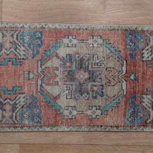 1&#39;4x2&#39;7 ft, ORANGE SMALL RUG, Doormat, Bath Mat, Turkish Rug, Oushak Rug, Handmade, Mini Carpet, Home Gift, Entryway, 1x3 Small Rug, Star