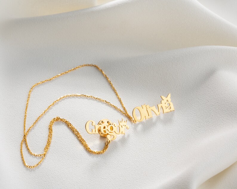 Custom Names Chain King and Queen Symbol Groom Brooch Etsy