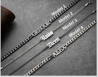 Personalized Bracelets for Men | Men Jewelry | Custom Men Bracelets | Id Bracelets Gift For Men | Gift For Boyfriend | Gift For Father