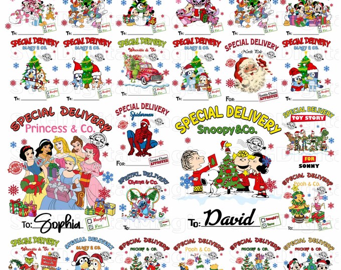 25 Paw Patrol Christmas Stickers, 2.5 X 2.5 Each Etsy