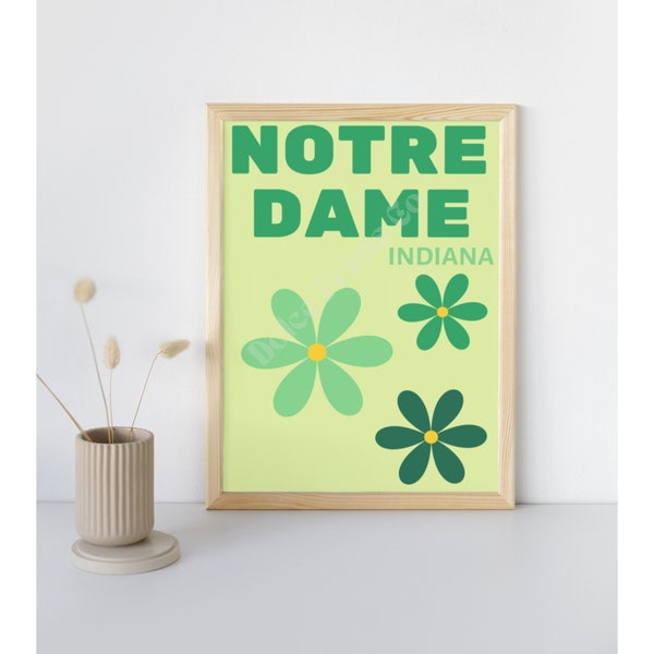 Notre Dame Dorm Downloads - Etsy