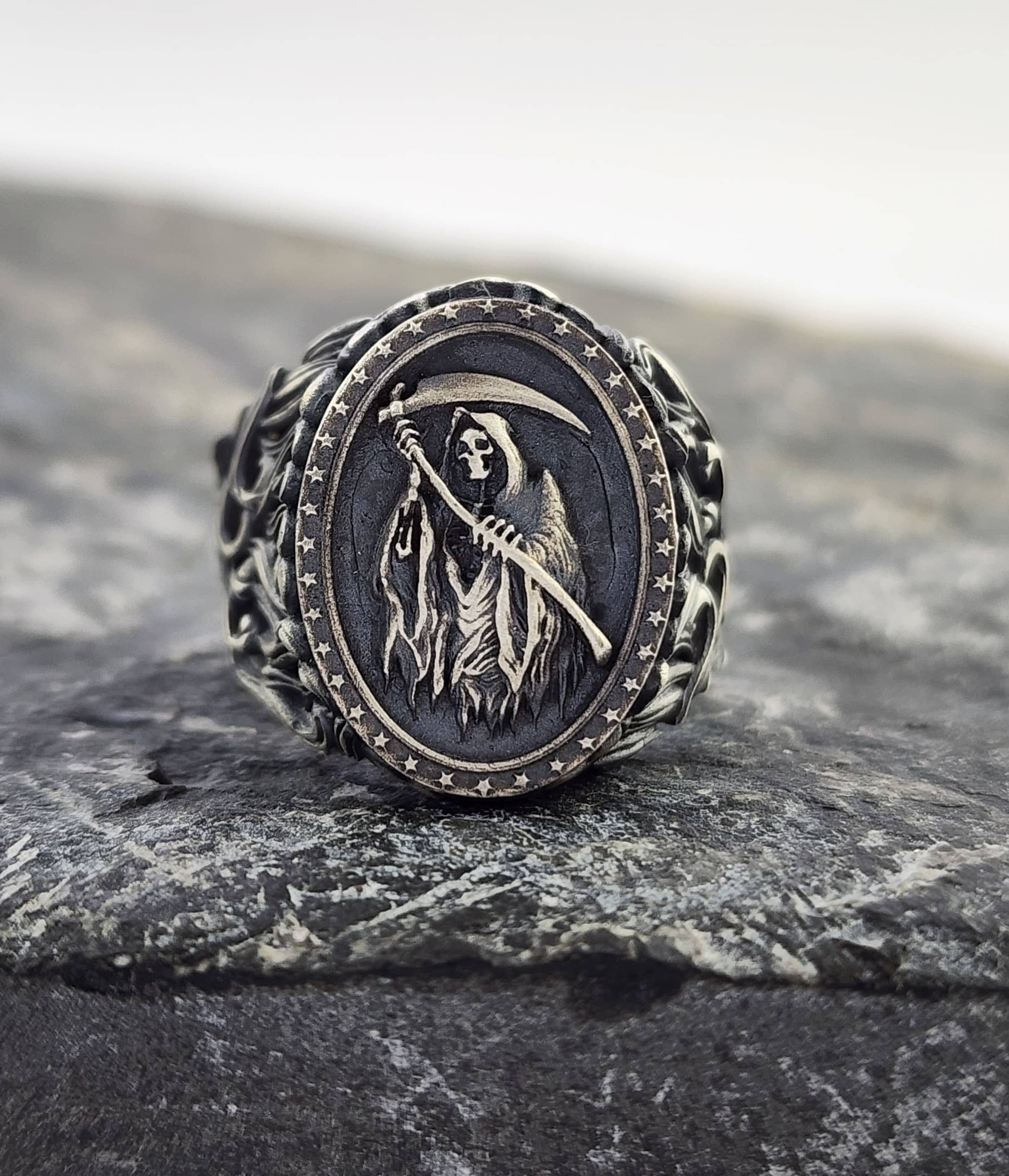Amazon.com: Grim Reaper Ring, Reaper Ring, Angel Of Death