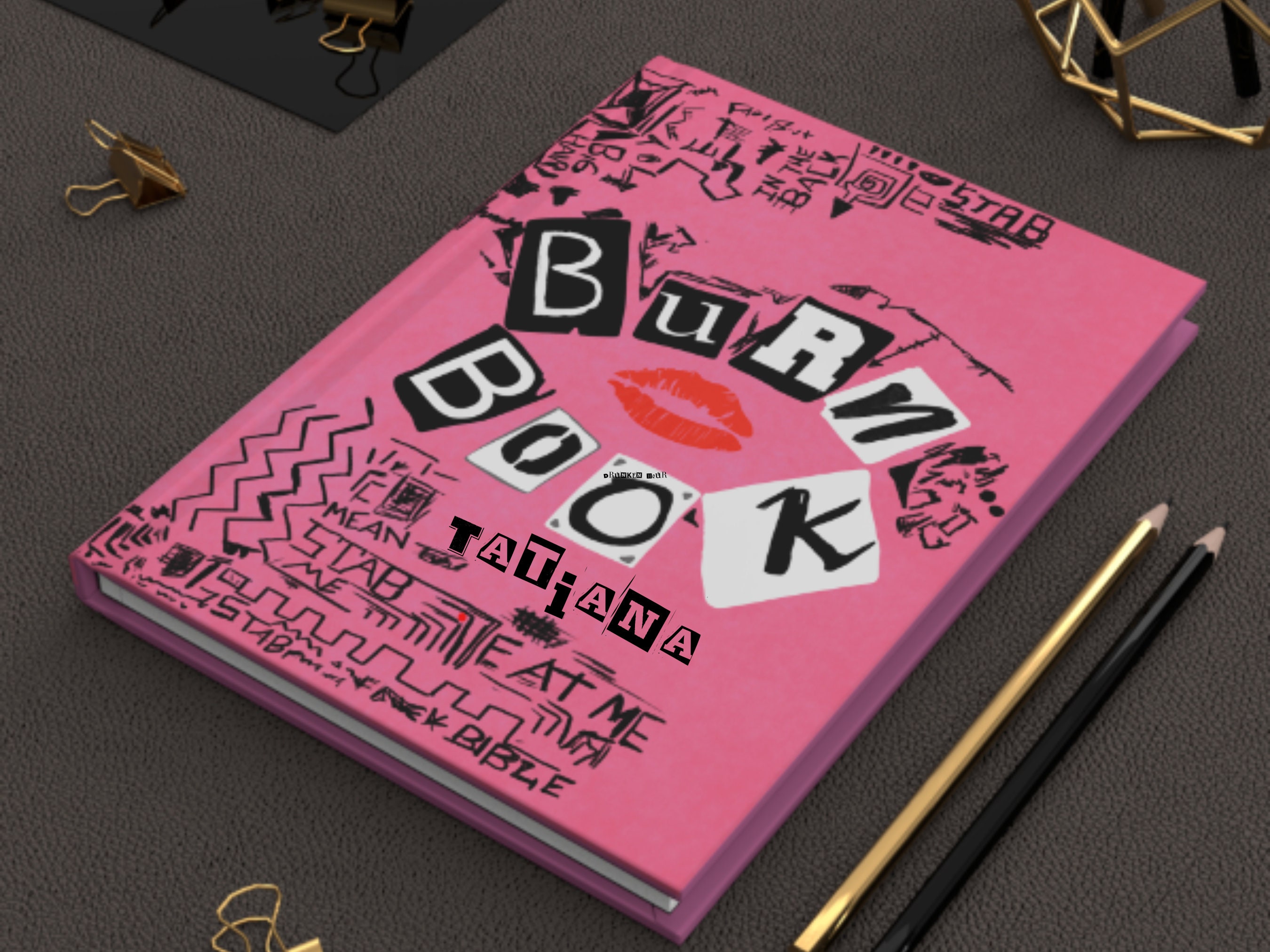Burn Book Mean Girls Inspired Print - DIGITAL DOWNLOAD