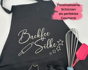 Cooking apron - baking apron name baking fairy personalized apron - kitchen - grill - gift - hobby chef - Mother's Day - birthday - man - woman