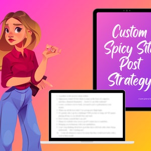 Completely Custom Content Strategy Calendar for Your Spicy Site and Social Media Strategy (onlyfans, fansly, loyalfans, twitter, instagram)
